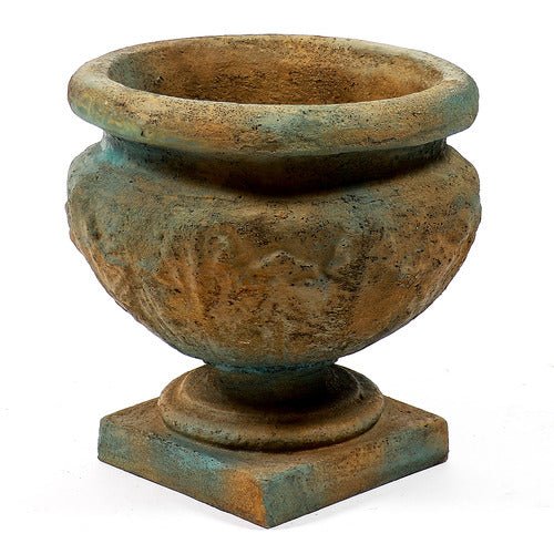 Rough Leaf Urn 16 Outdoor/Indoor Statue - Bella Statues