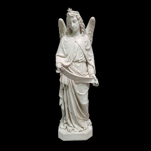 Lifesize Saint Gabriel The Archangel Outdoor/Indoor Statue - Bella Statues