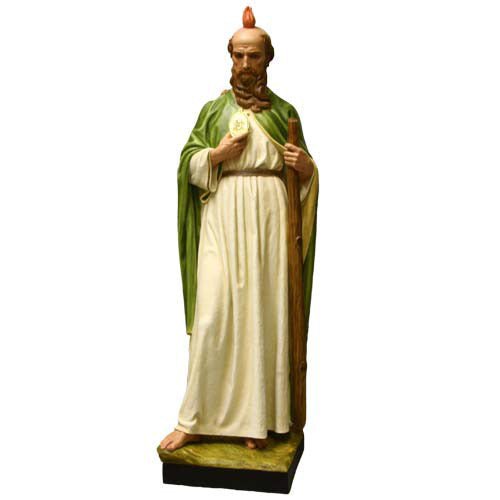 Custom Painted Lifesize Saint Jude 54 Outdoor/Indoor Statue - Bella Statues