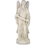 Lifesize Banner Angel Right 48 Outdoor/Indoor Statue - Bella Statues