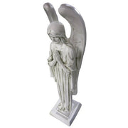 Lifesize Somber Angel 40 Outdoor/Indoor Statue - Bella Statues