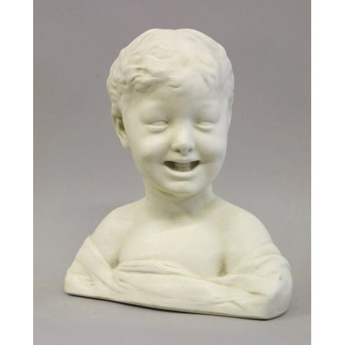 Laughing Boy Outdoor/Indoor Statue - Bella Statues