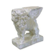 Lion (Wings)Bench Base 16.5 Outdoor/Indoor Statue - Bella Statues