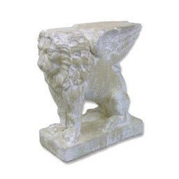 Lion (Wings)Bench Base 16.5 Outdoor/Indoor Statue - Bella Statues