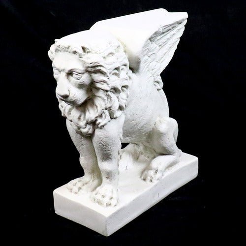 Lion (Wings)Bench Base 16.5 Outdoor/Indoor Statue - Bella Statues