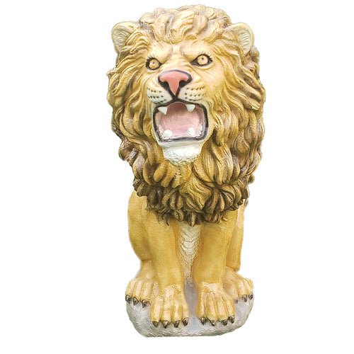 Custom Painted Roman Estate Lion 30 Outdoor/Indoor Statue - Bella Statues