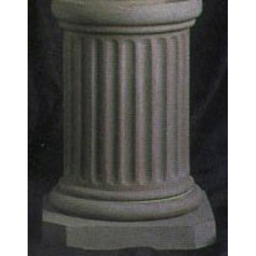 Short Fluted Pedestal 18 Outdoor/Indoor Statue - Bella Statues