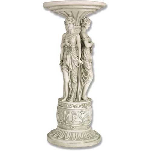 Lifesize Tario Graces Pedestal Outdoor/Indoor Statue - Bella Statues