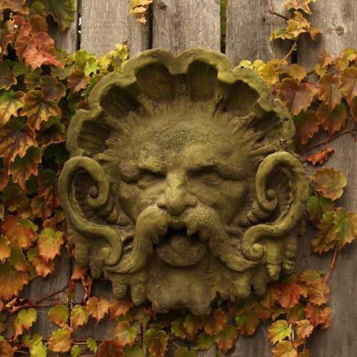 Neptune Mask Of Frigid Cold Outdoor/Indoor Statue - Bella Statues