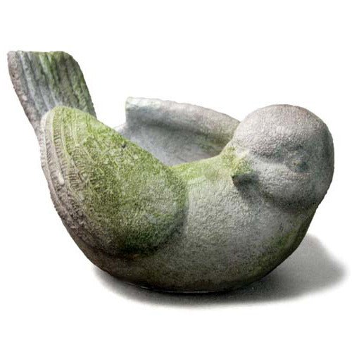 Right Looking Bird Planter Outdoor/Indoor Statue - Bella Statues