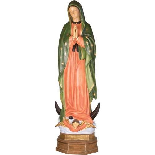 Custom Painted Lifesize Our Lady Of Guadalupe - 53 Outdoor/Indoor Statue - Bella Statues