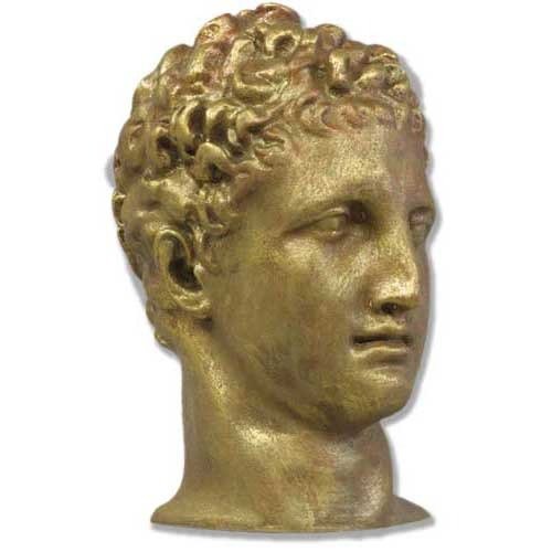 Hermes Antiquity Head 9"H Outdoor/Indoor Statue - Bella Statues