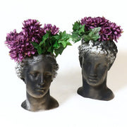 Hermes Head Planter 15 Outdoor/Indoor Statue - Bella Statues