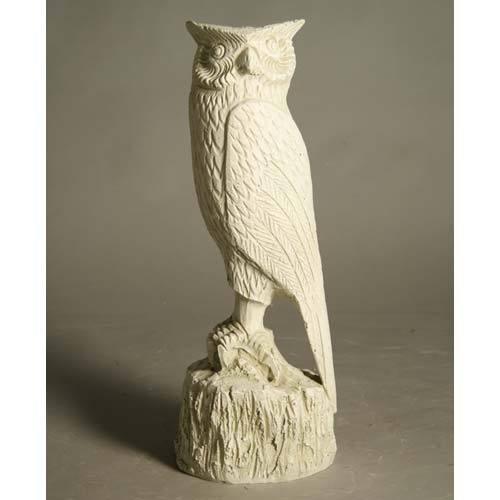 Owl Carved 18 Outdoor/Indoor Statue - Bella Statues