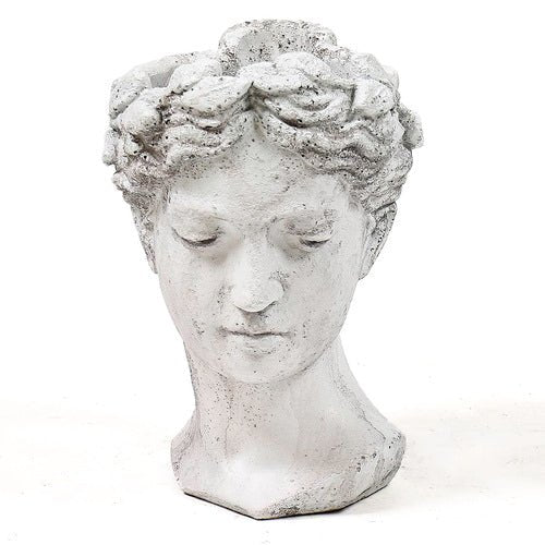 Garden Goddess Head Planter Outdoor/Indoor Statue - Bella Statues