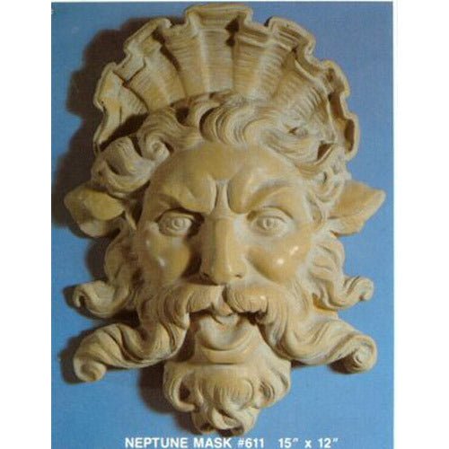 Neptune Trevi Mask 15 Outdoor/Indoor Statue - Bella Statues
