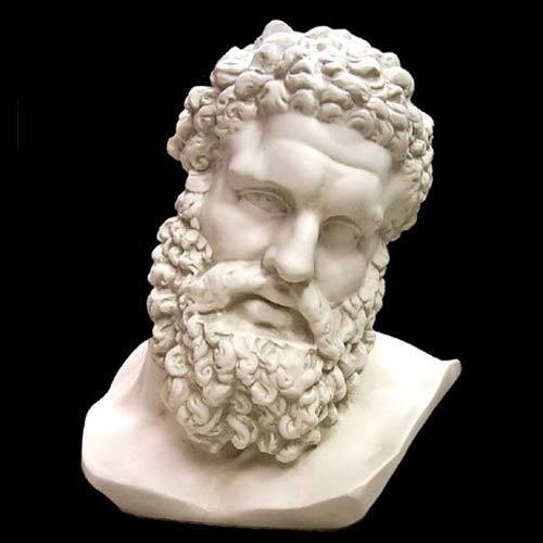 Hercules Bust 22 Outdoor/Indoor Statue - Bella Statues
