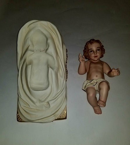 Custom Painted Baby Jesus For Nativity Set Outdoor/Indoor Statue - Bella Statues