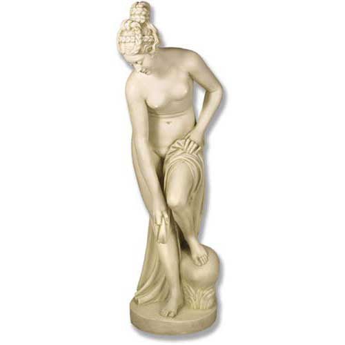 Lifesize Venus At Bath 63H Outdoor/Indoor Statue - Bella Statues