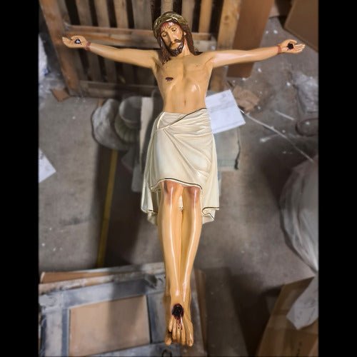 Custom Painted Lifesize Corpus Of Christ - 72 Outdoor/Indoor Statue - Bella Statues