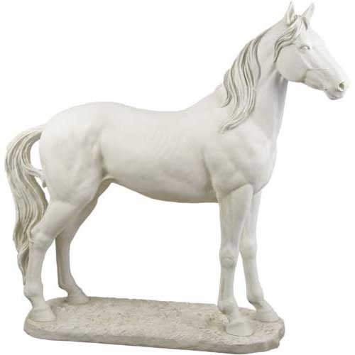 Lifesize Stallion Horse 47 Outdoor/Indoor Statue - Bella Statues