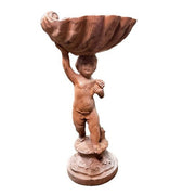Lucca Child Birdbath 22 Outdoor/Indoor Statue - Bella Statues