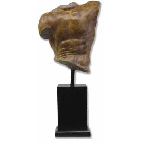 Museum Male Torso 14 Outdoor/Indoor Statue - Bella Statues