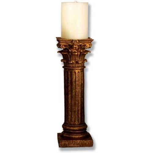 Corinthian Order Candleholder Outdoor/Indoor Statue - Bella Statues