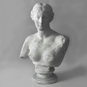 Venus De Milo Bust Small 13 H Outdoor/Indoor Statue - Bella Statues