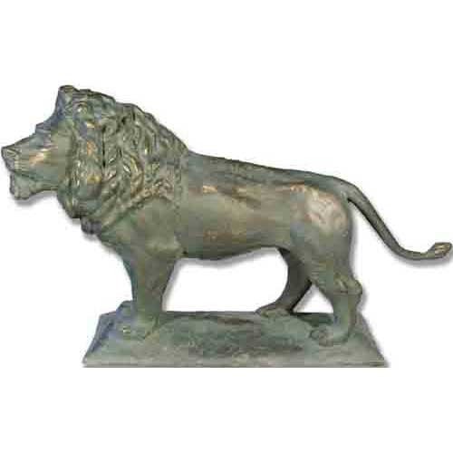 Lifesize Art Institute Lion 42 Look R Outdoor/Indoor Statue - Bella Statues
