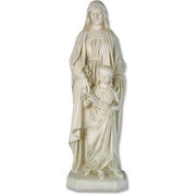 Lifesize Saint Anne & Child 50 Outdoor/Indoor Statue - Bella Statues