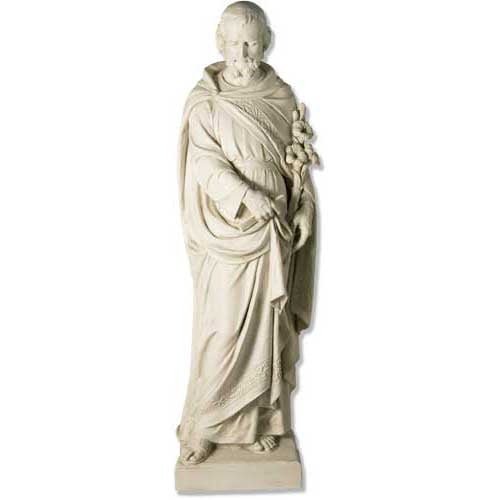 Lifesize Saint Joseph From Mont 43 Outdoor/Indoor Statue - Bella Statues