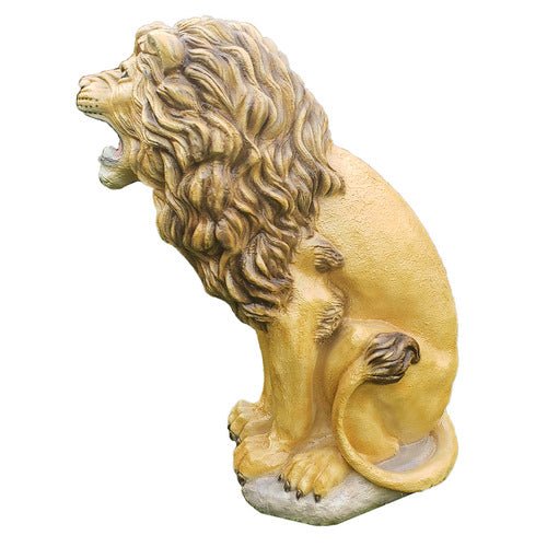 Custom Painted Roman Estate Lion 30 Outdoor/Indoor Statue - Bella Statues