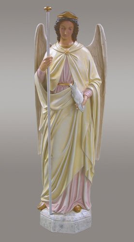 Custom Painted Lifesize Saint Raphael The Archangel Outdoor/Indoor Statue - Bella Statues