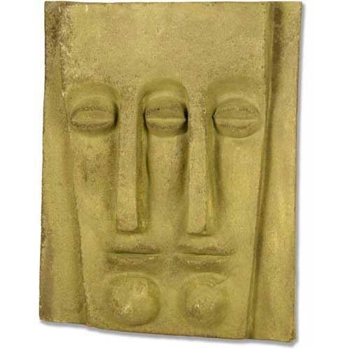 Three Eye Plaque Lg Outdoor/Indoor Statue - Bella Statues