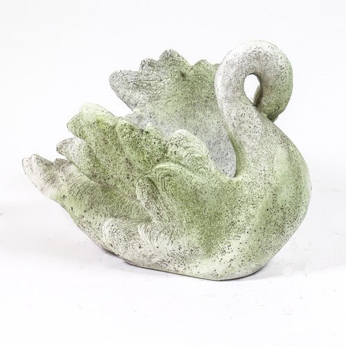 Swan Planter 16 Outdoor/Indoor Statue - Bella Statues