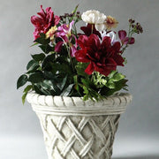 Lattice Pot Small 10" Outdoor/Indoor Statue - Bella Statues