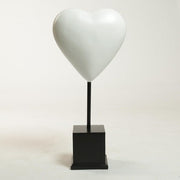 Valentine Heart On Pole 14X14 Outdoor/Indoor Statue - Bella Statues