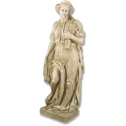 Lifesize Goddess Of Fall Season 66 Outdoor/Indoor Statue - Bella Statues