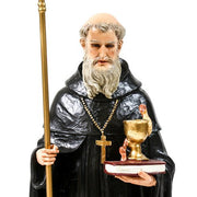 Custom Painted Saint Benedict 30"H Outdoor/Indoor Statue - Bella Statues