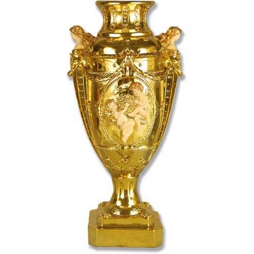 Cupid's Urn Outdoor/Indoor Statue BHF244 - HG - Bella Statues