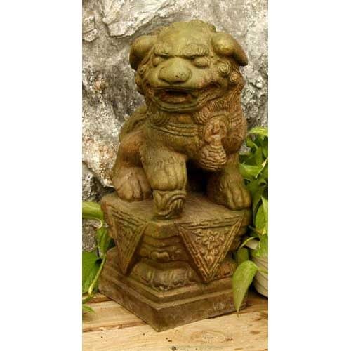 Dynasty Lion Right 18 Outdoor/Indoor Statue - Bella Statues