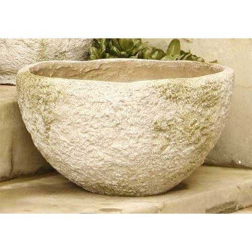 Rough Hewn Bowl 2 11 H Outdoor/Indoor Statue - Bella Statues