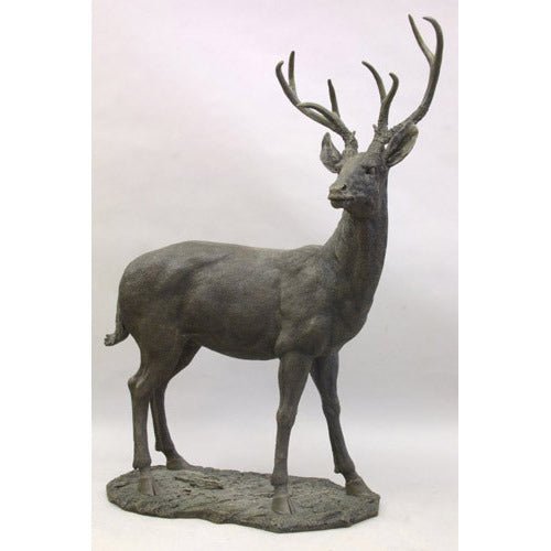 Lifesize White Tail Deer 64 Outdoor/Indoor Statue - Bella Statues