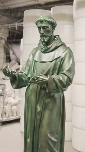 Lifesize Saint Francis - Life Size 74 Outdoor/Indoor Statue - Bella Statues