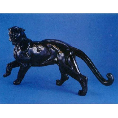 Lifesize Walking Jungle Cat Destfano 3 Outdoor/Indoor Statue - Bella Statues