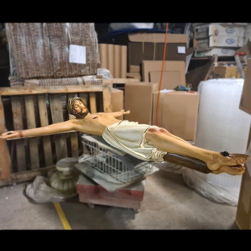 Custom Painted Lifesize Corpus Of Christ - 72 Outdoor/Indoor Statue - Bella Statues