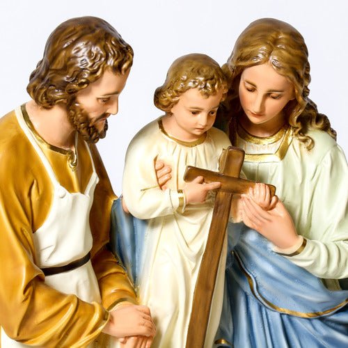 Custom Painted Holy Family - 25H Outdoor/Indoor Statue - Bella Statues