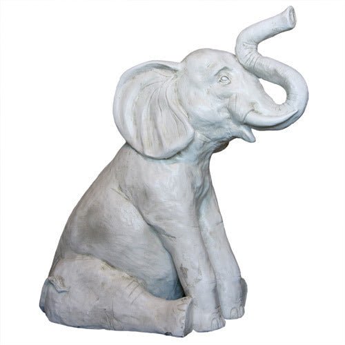 Lifesize ELEPHANT SITTING Outdoor/Indoor Statue - Bella Statues
