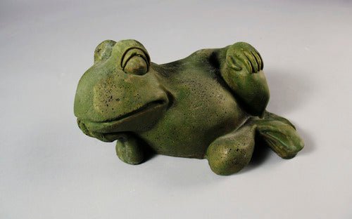 Gossip Frog 6.5 Outdoor/Indoor Statue - Bella Statues